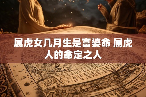 属虎女几月生是富婆命 属虎人的命定之人