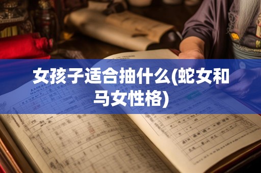 女孩子适合抽什么(蛇女和马女性格)