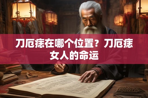 刀厄痣在哪个位置？刀厄痣女人的命运