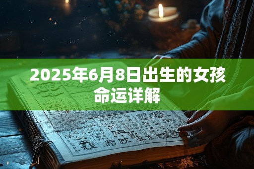 2025年6月8日出生的女孩命运详解