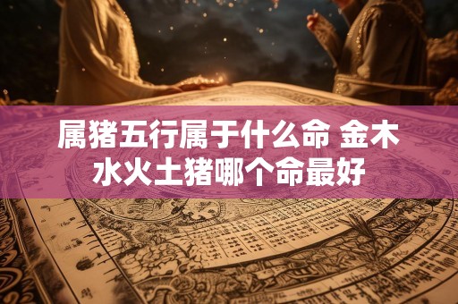 属猪五行属于什么命 金木水火土猪哪个命最好
