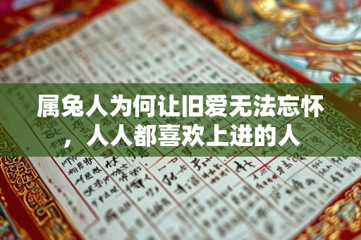 属兔人为何让旧爱无法忘怀，人人都喜欢上进的人
