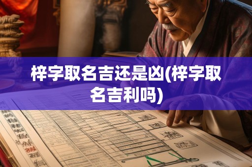 梓字取名吉还是凶(梓字取名吉利吗)