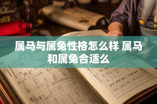 属马与属兔性格怎么样 属马和属兔合适么