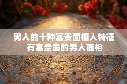 男人的十种富贵面相人特征 有富贵命的男人面相