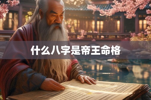 什么八字是帝王命格