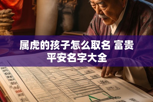 属虎的孩子怎么取名 富贵平安名字大全