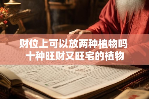 财位上可以放两种植物吗 十种旺财又旺宅的植物