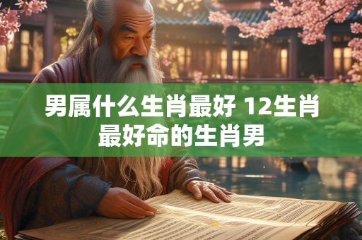 男属什么生肖最好 12生肖最好命的生肖男