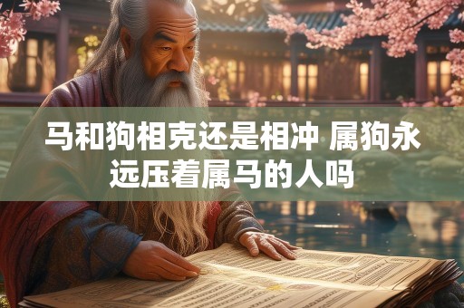 马和狗相克还是相冲 属狗永远压着属马的人吗