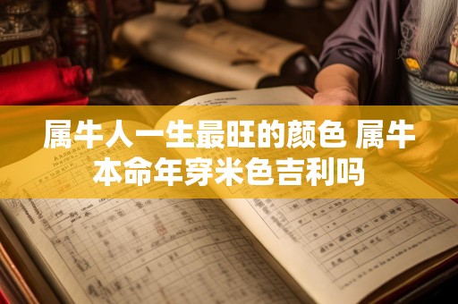 属牛人一生最旺的颜色 属牛本命年穿米色吉利吗