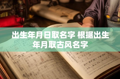 出生年月日取名字 根据出生年月取古风名字