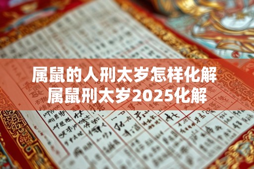 属鼠的人刑太岁怎样化解 属鼠刑太岁2025化解