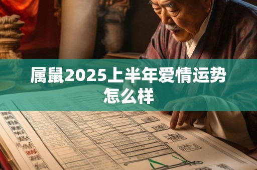 属鼠2025上半年爱情运势怎么样