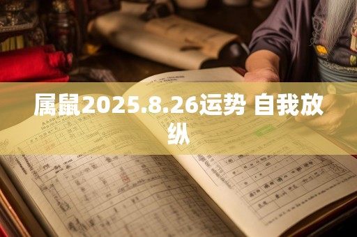 属鼠2025.8.26运势 自我放纵