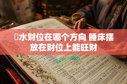 風水财位在哪个方向 睡床摆放在财位上能旺财
