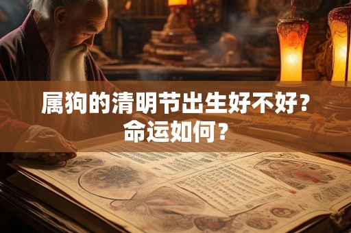 属狗的清明节出生好不好？命运如何？