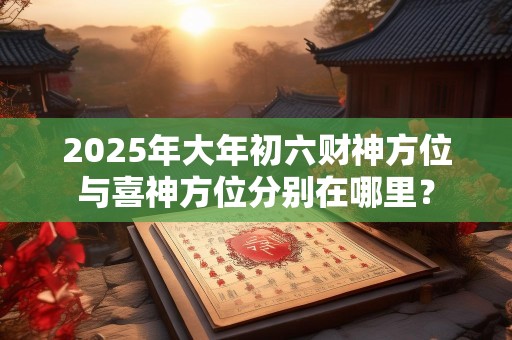 2025年大年初六财神方位与喜神方位分别在哪里？
