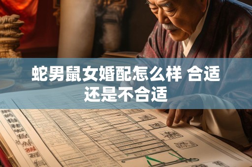 蛇男鼠女婚配怎么样 合适还是不合适
