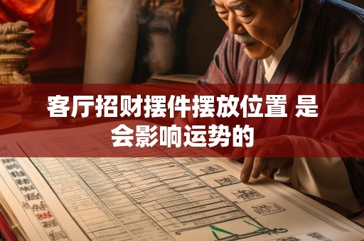 客厅招财摆件摆放位置 是会影响运势的