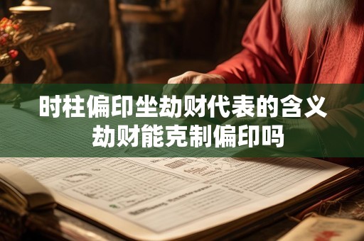 时柱偏印坐劫财代表的含义  劫财能克制偏印吗