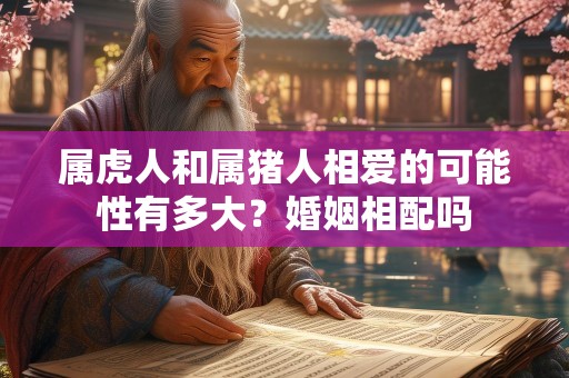 属虎人和属猪人相爱的可能性有多大？婚姻相配吗