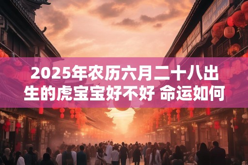 2025年农历六月二十八出生的虎宝宝好不好 命运如何