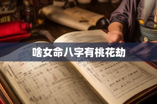 啥女命八字有桃花劫