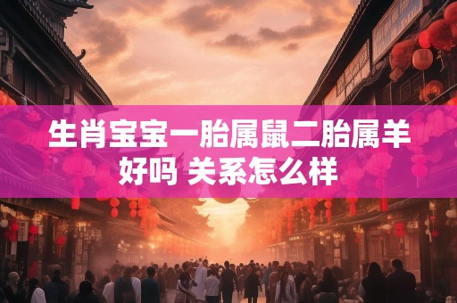 生肖宝宝一胎属鼠二胎属羊好吗 关系怎么样