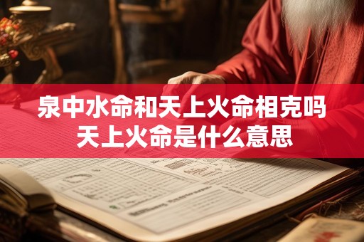 泉中水命和天上火命相克吗 天上火命是什么意思