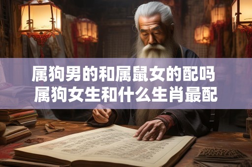 属狗男的和属鼠女的配吗 属狗女生和什么生肖最配