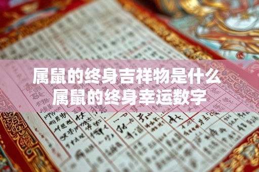 属鼠的终身吉祥物是什么 属鼠的终身幸运数字
