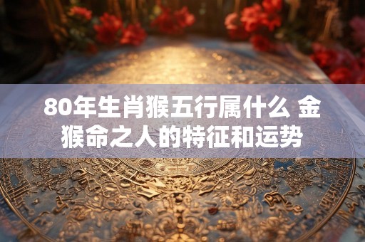 80年生肖猴五行属什么 金猴命之人的特征和运势