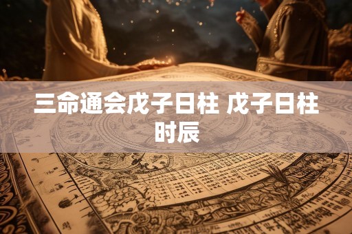 三命通会戊子日柱 戊子日柱时辰