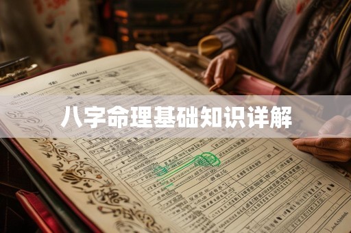 八字命理基础知识详解
