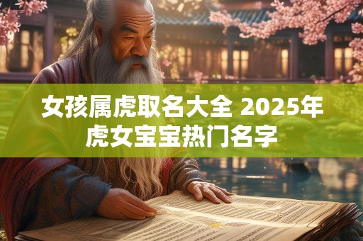 女孩属虎取名大全 2025年虎女宝宝热门名字