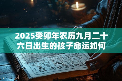 2025癸卯年农历九月二十六日出生的孩子命运如何