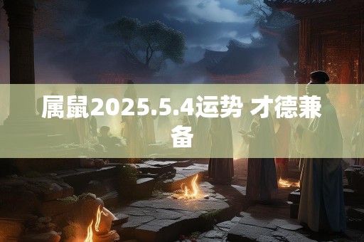 属鼠2025.5.4运势 才德兼备