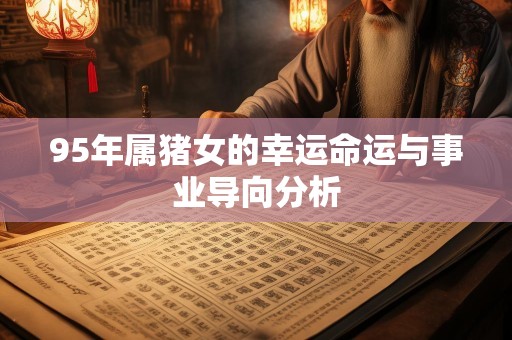 95年属猪女的幸运命运与事业导向分析