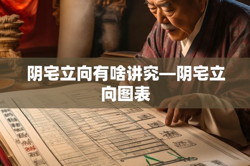 阴宅立向有啥讲究—阴宅立向图表