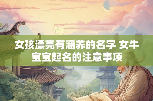 女孩漂亮有涵养的名字 女牛宝宝起名的注意事项