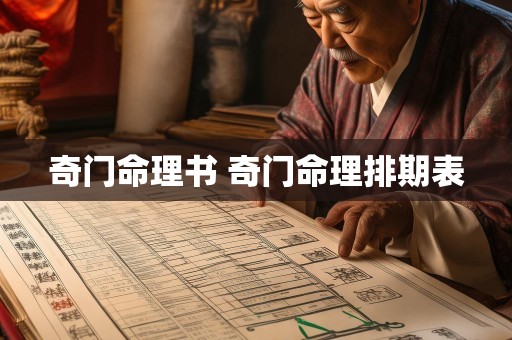 奇门命理书 奇门命理排期表