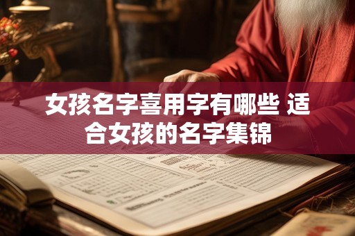 女孩名字喜用字有哪些 适合女孩的名字集锦