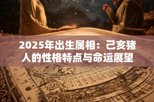 2025年出生属相：己亥猪人的性格特点与命运展望
