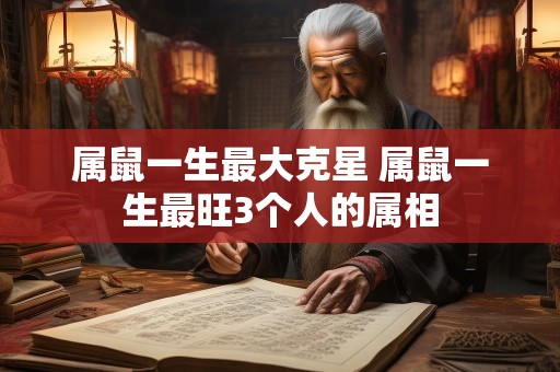 属鼠一生最大克星 属鼠一生最旺3个人的属相