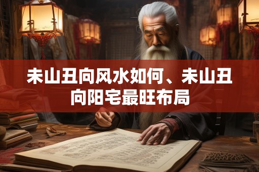 未山丑向风水如何、未山丑向阳宅最旺布局