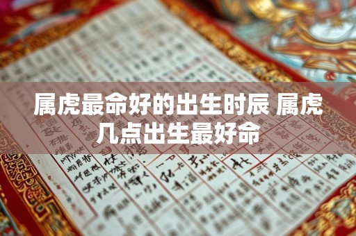 属虎最命好的出生时辰 属虎几点出生最好命