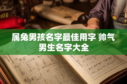 属兔男孩名字最佳用字 帅气男生名字大全