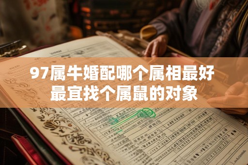 97属牛婚配哪个属相最好 最宜找个属鼠的对象