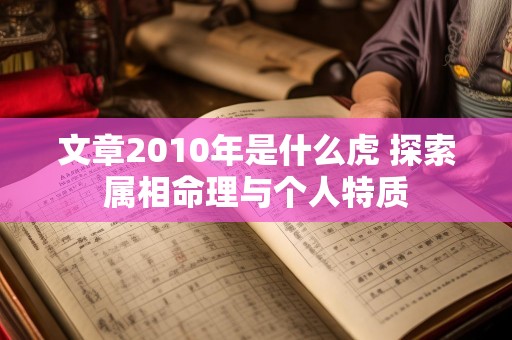 文章2010年是什么虎 探索属相命理与个人特质